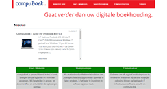 Desktop Screenshot of compuboek.be
